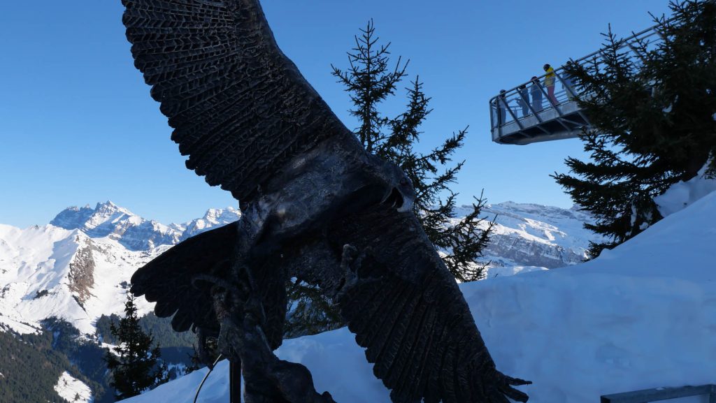 Sculpture de l’Aigle - Sommet de la Pointe de Nyon